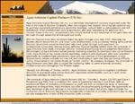 Agua-Artistone s a real estate development company organized under the laws of the state of Arizona.